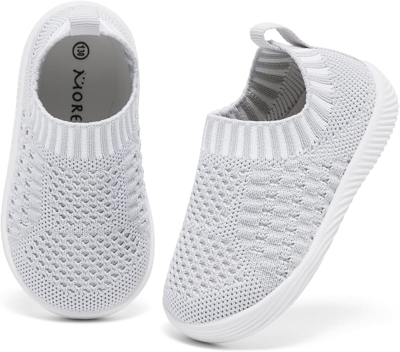 MORENDL Baby Toddler Walking Socks Non-Slip Breathable Unisex Casual Sneakers - Image 2