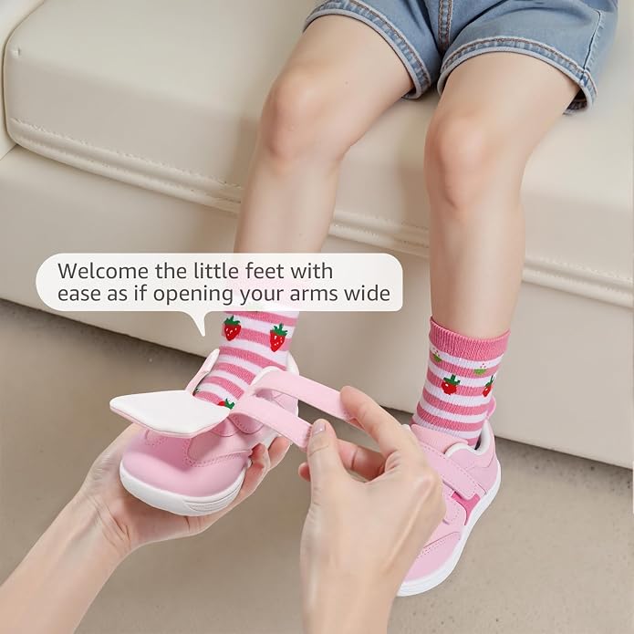 Toddler Wide Toe Box Barefoot Shoes Boys Girls Sneakers Zero Drop Kid Tennis - Image 5