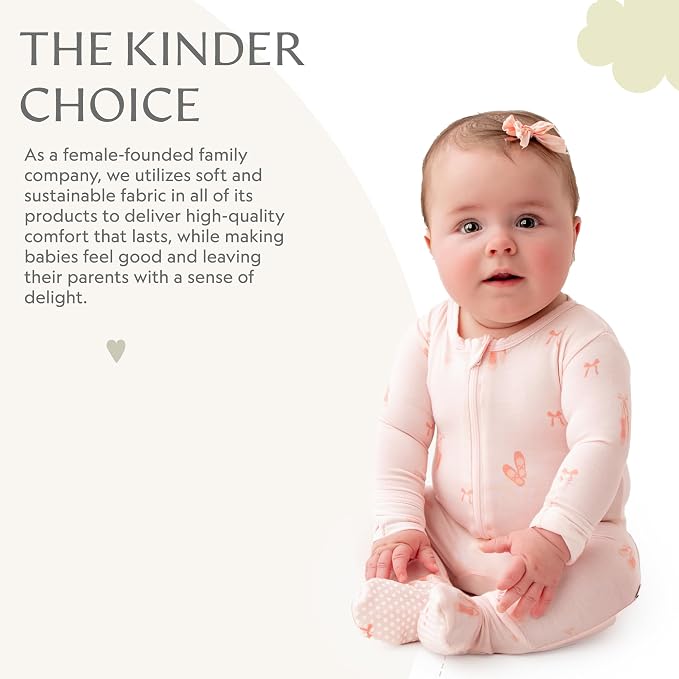 Bamboo Little Soft Baby Footie Pajamas, Baby Clothes, Newborn Sleepers - Image 6