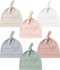 Konssy 6 Pack Baby Newborn Hats Set Knot Beanie Hats Soft by Konssy