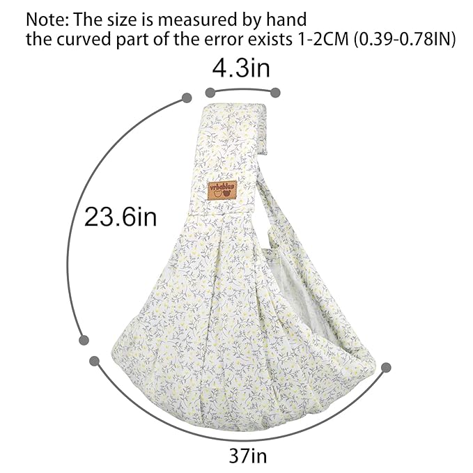 Baby Sling Carrier Newborn, Adjustable Easy Wearing Baby Nursing Warp Sling - Image 8
