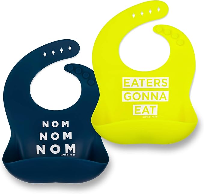 Simka Rose Silicone Baby Bibs by simkarose
