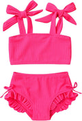 Toddler Swimsuit Girl Color Block Stripe Swimwear Baby Girl Summer Beach by MAMAMI