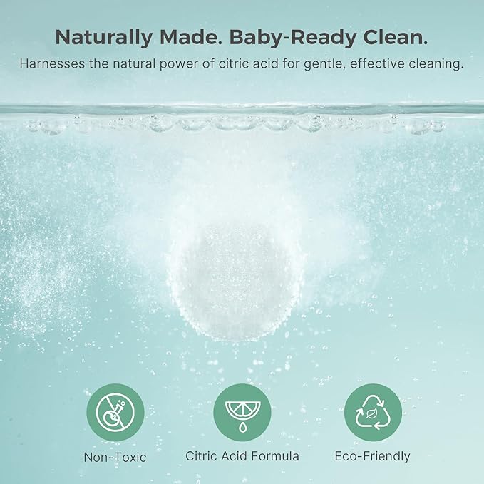 Momcozy Official Descaling Tablets, Compatible KleanPal Pro Baby Bottle Washer - Image 3