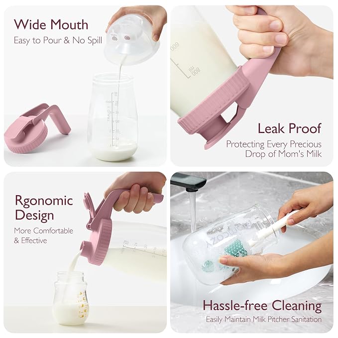 Momcozy Breast Milk Pitcher, Resistant to Heat and Cold Abrupt Temp Swings - Image 3