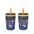 Zak Designs Kelso 15 oz Tumbler Set, Leak-Proof Screw-On Lid by ZakDesigns