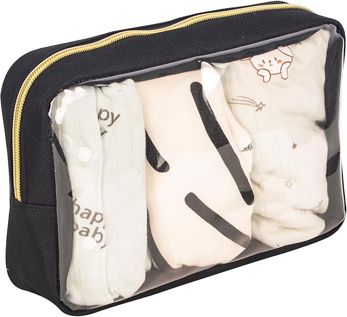 TSA Approved 5-Piece Diaper Bag Organizer Pouch Set Clear Waterproof TPU Kids - Image 6