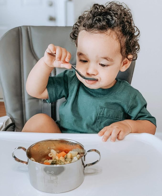 Kids Stainless Steel Utensil Set | Kiddobloom | Premium 304 | 5-piece Set: 2 - Image 7