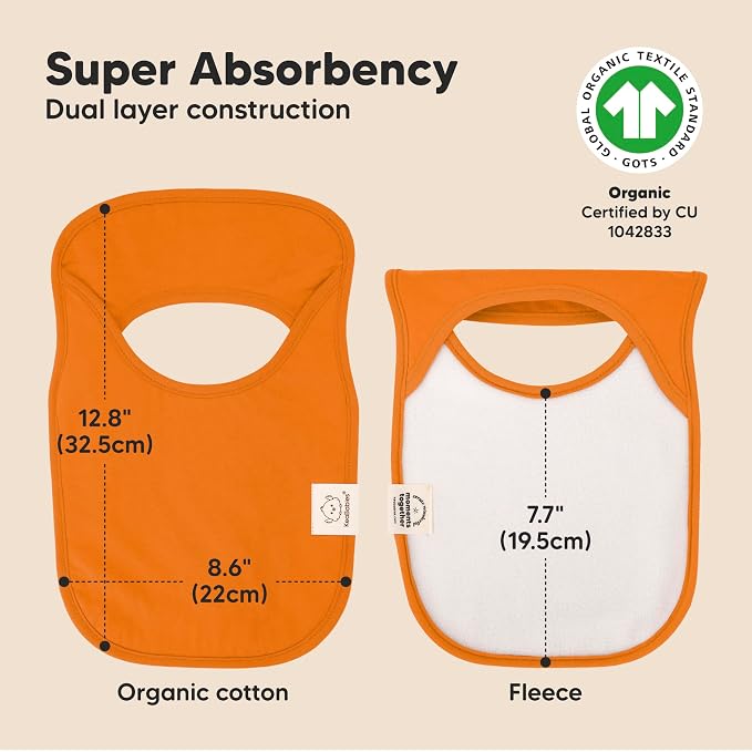 8-Pack Baby Bibs for Boys, Girls - Image 3