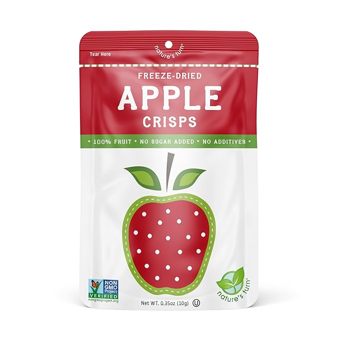 Nature’s Turn Freeze-Dried Apple Crisps – Healthy, Gluten-Free, Crispy & - Image 3