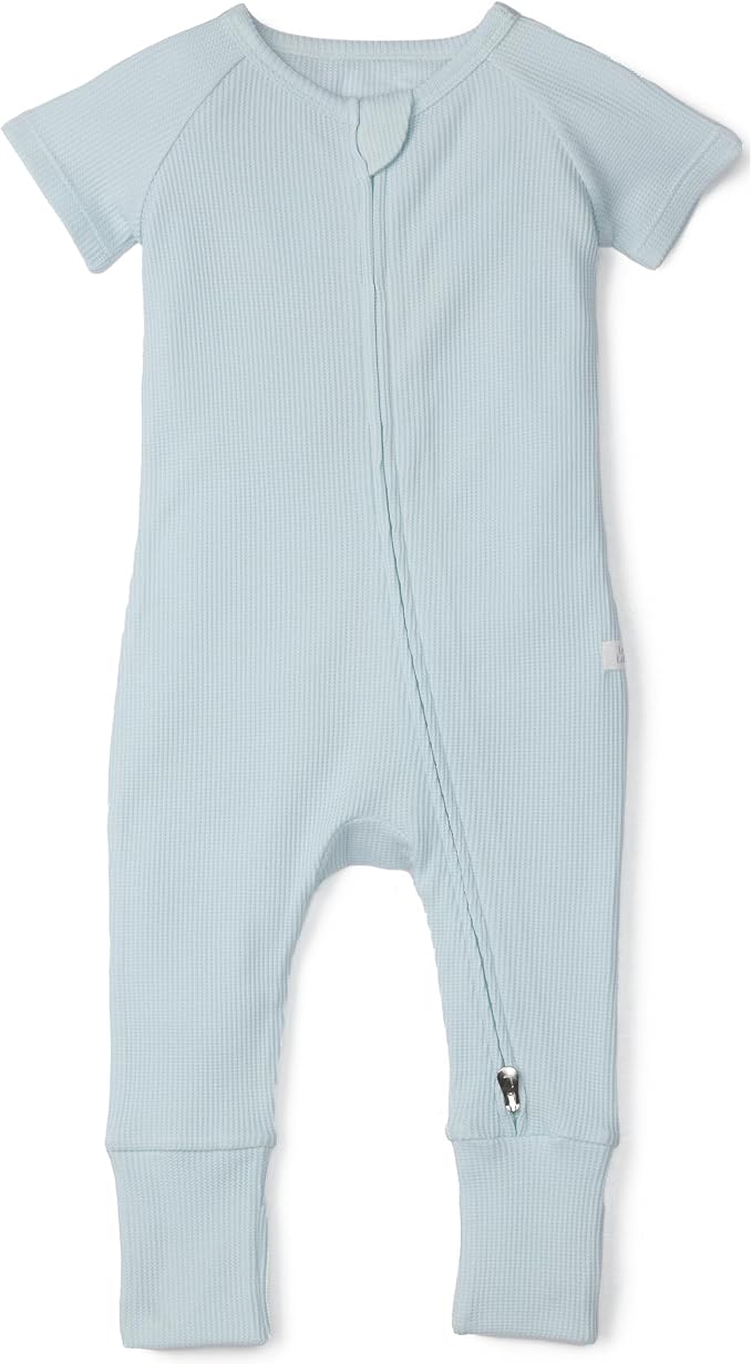 Loulou Lollipop Tencel Lyocell Short Sleeve Zipped Romper by LoulouLollipop