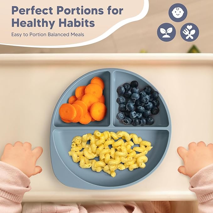Silicone Baby Feeding Set Plates Set - Image 4