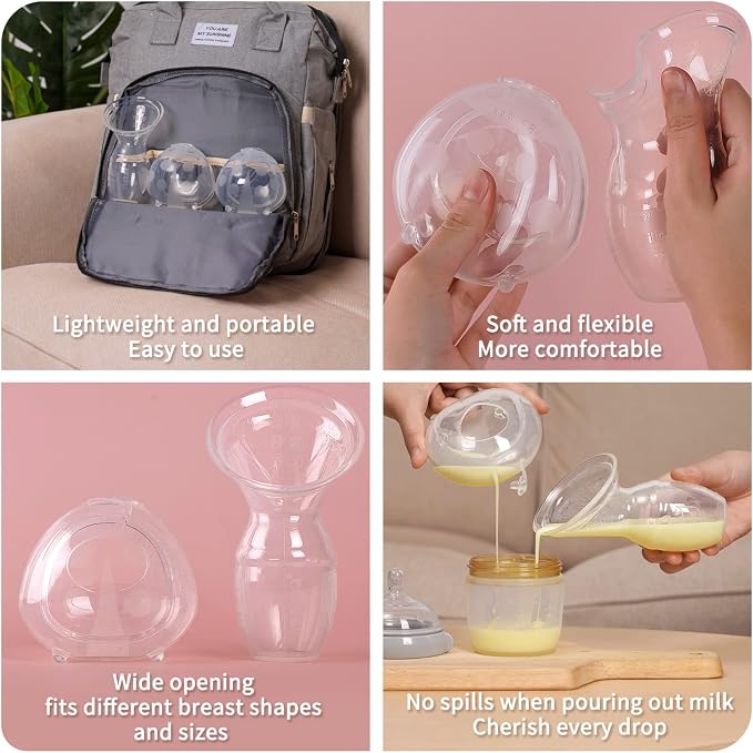 haakaa Manual Breast Pump for Breastfeeding 4oz/100ml and Ladybug Milk - Image 6