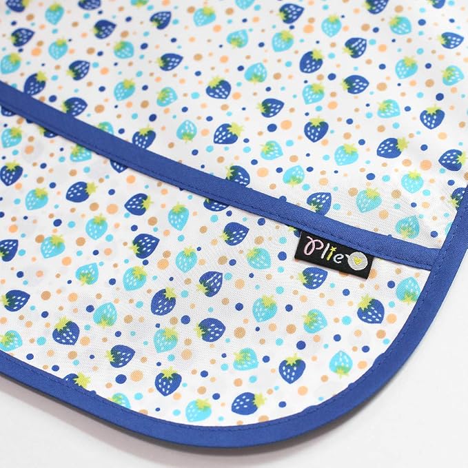 Short Sleeve Waterproof Bib for Toddlers – Feeding Apron for Mealtime, - Image 2