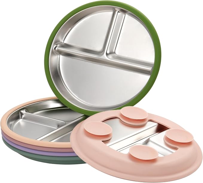 3Pack Sainless Steel Kids Plates - Image 7