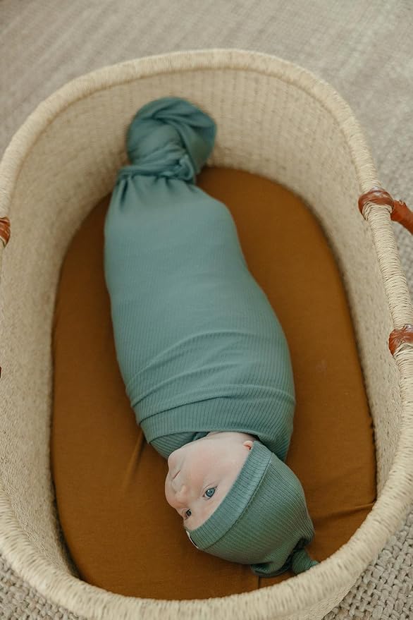 Copper Pearl Baby Swaddle Blanket - Image 6