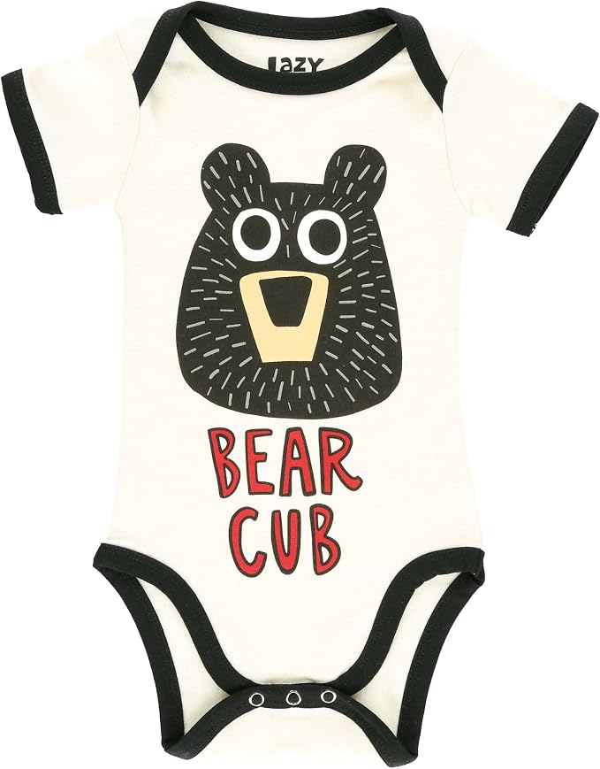 Lazy One Cute Unisex Baby Bodysuit, Cute Animal Designs, 6-18 Months by LazyOne