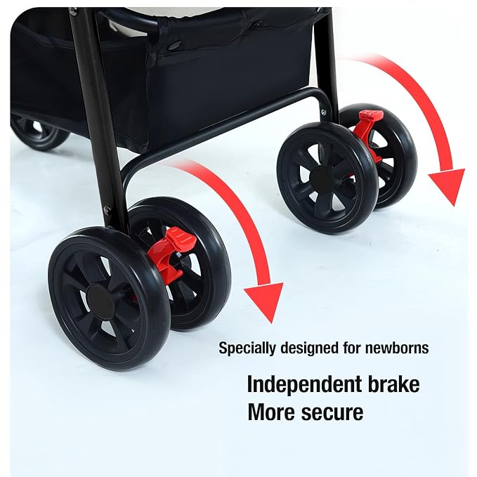 Lightweight Travel Stroller at Only 4.6 kg, Folding Compact Pushchair - Image 9