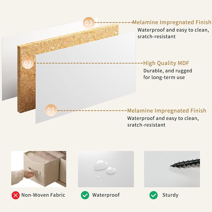 9 Drawer Dresser for Bedroom - Image 8