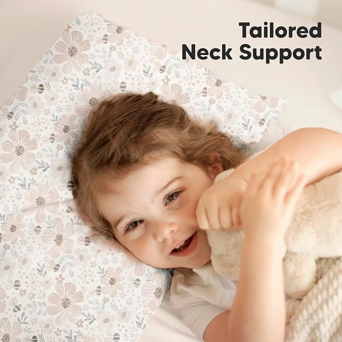 KeaBabies Toddler Pillow with Pillowcase, Jumbo 14X20 - Image 5