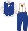 SANGTREE Boys Cotton Linen Suit Formal Set Baby Clothes Boy Gentleman Wedding by Weaimtoprovidecustomerbothgoodserviceandbestproductingoodvalue