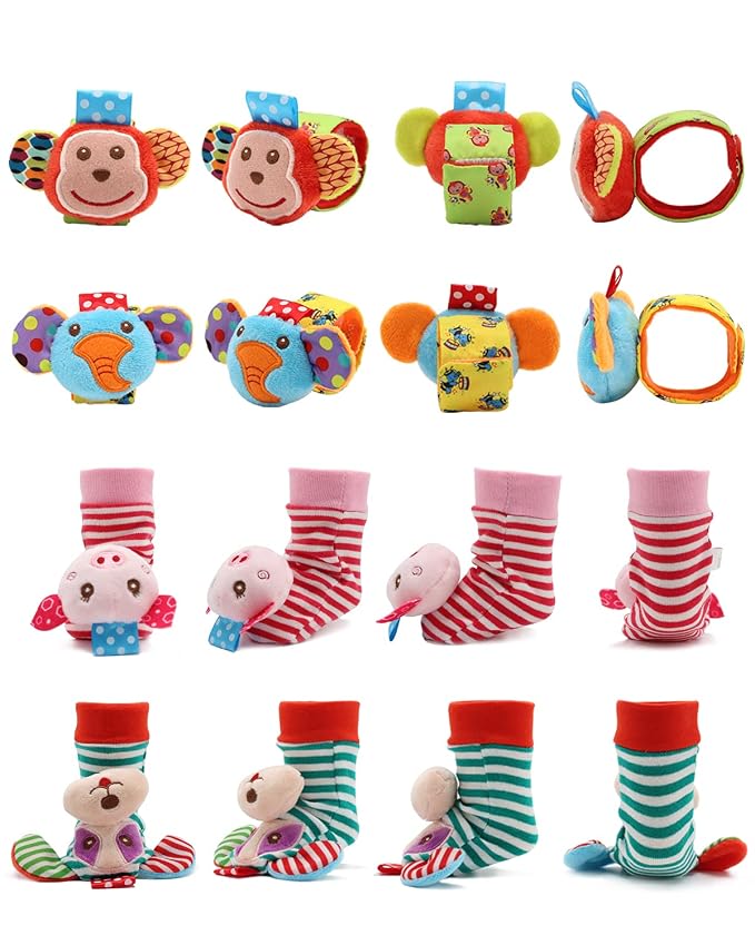 Wrist Rattles Foot Finder Rattle Toy - Image 4