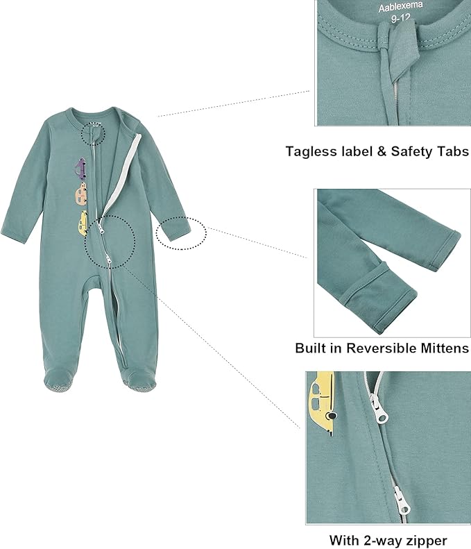Aablexema Baby Footie Pajama - Image 2