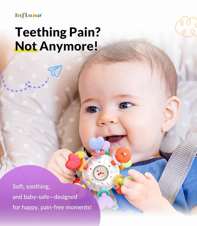 Baby Montessori Rattle & Teething Toys - Image 2