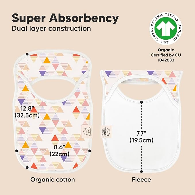 8-Pack Baby Bibs for Boys, Girls - Image 3