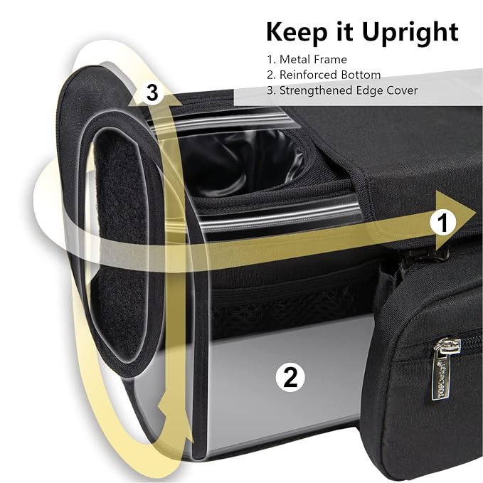 TOPDesign Universal Baby Stroller Organizer, Stroller Caddy - Image 4