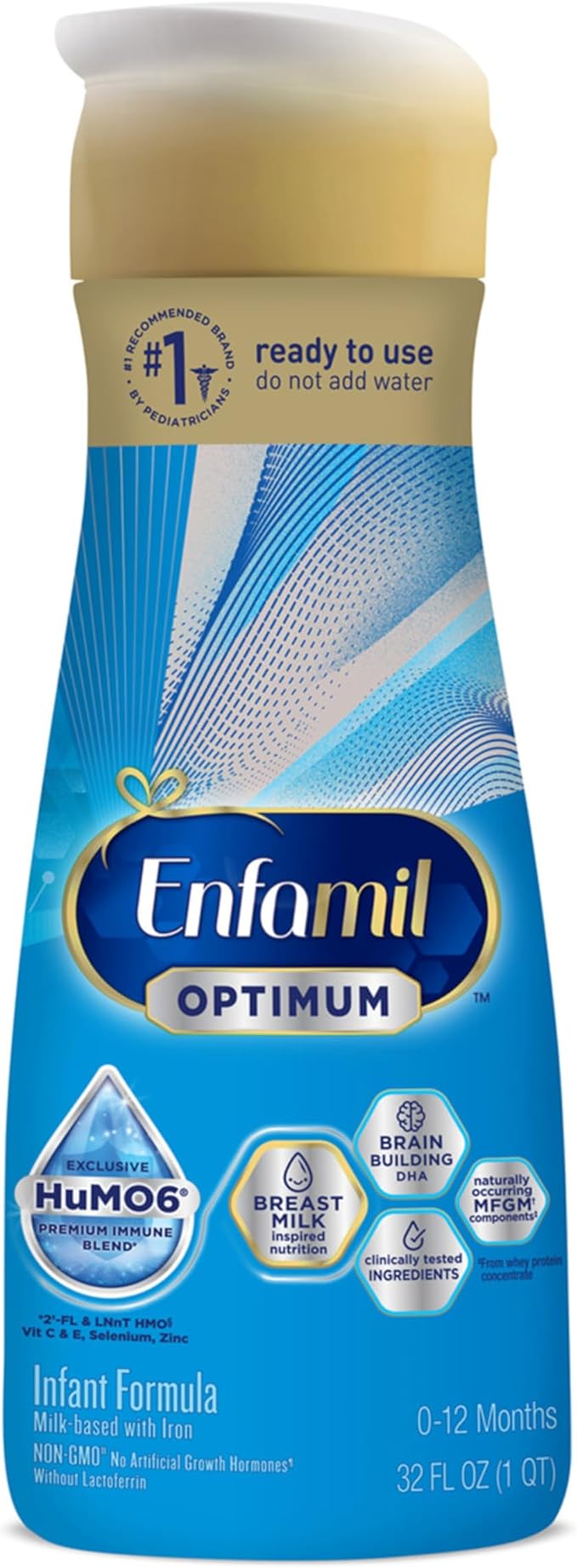 Enfamil Optimum Ready-to-Feed Baby Formula, Our Closest to Breast Milk by Enfamil