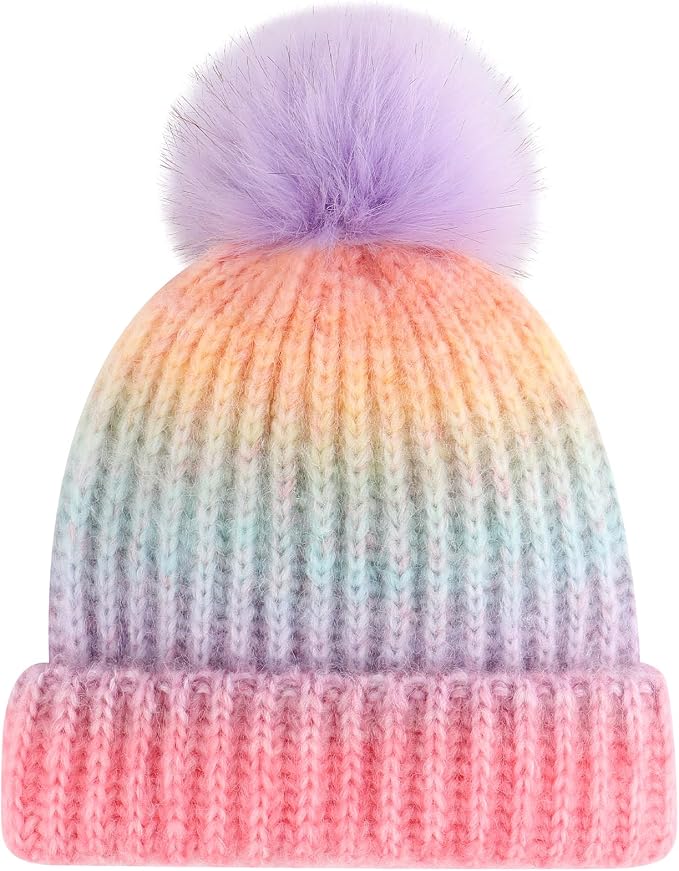 Girls Winter Hat Warm Toddler Beanie - Image 2