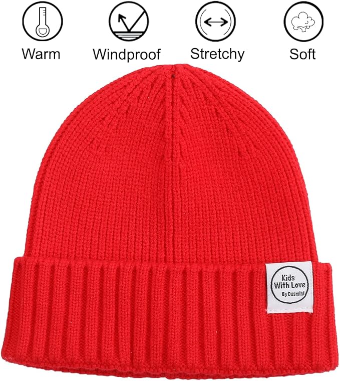 Baby Beanie Toddler Winter Hat Infant Babies Newborn Kids Beanies Knit Hats - Image 2
