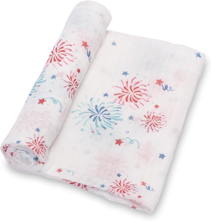 LollyBanks Swaddle Blanket 100% Cotton, Muslin Swaddle Blankets Lightweight by LollyBanks