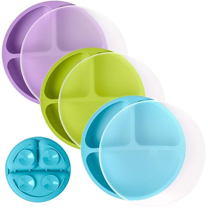 WeeSprout Suction Plates with Lids by WeeSprout