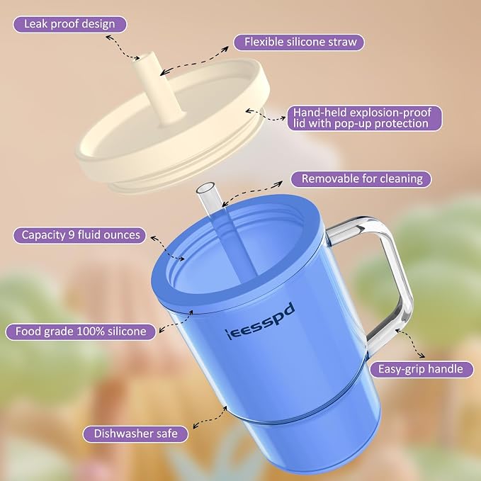 Toddler Cups – 9 oz Adorable Miniature Tumbler - Image 5