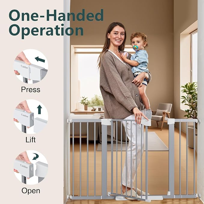 Cumbor 29.7"-51.5" Extra Wide Baby Gate - Image 7