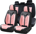 Coverado Car Seat Covers Full Set, Car Seat Protectors Leather Seat Covers by COVERADOAUTO