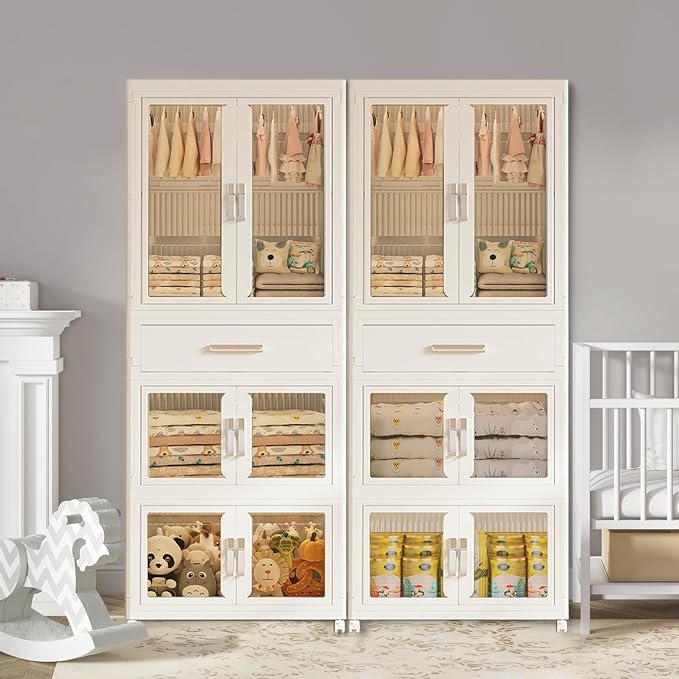 Portable Kids Wardrobe Closet by MU+TU+HD