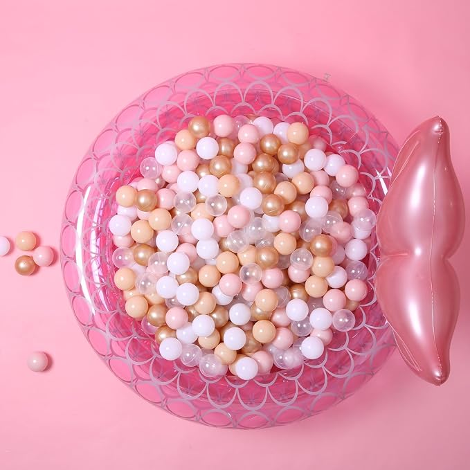 GOGOSO Ball Pits Balls for Toddlers Pack of 50 100 200 Plastics Shape Ball - Image 7