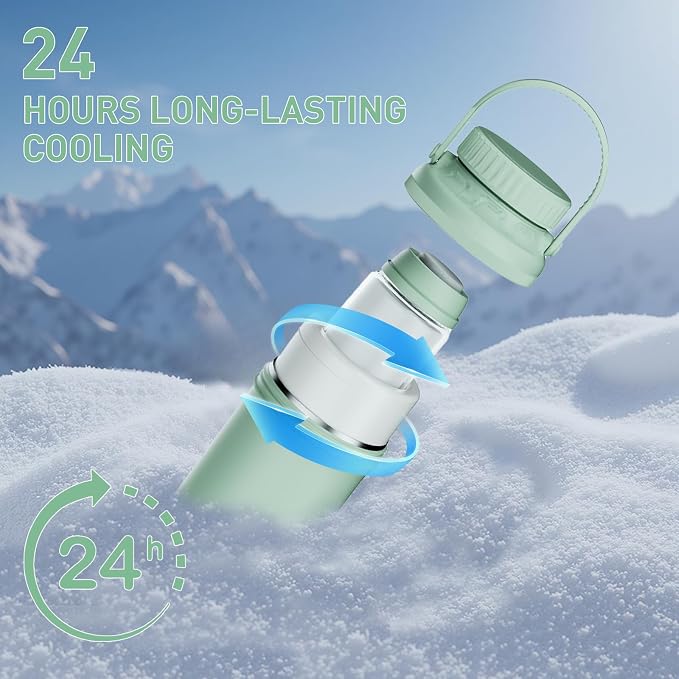 Portable Breast Milk Cooler Bottle - 22oz Breastmilk Chiller - Image 3
