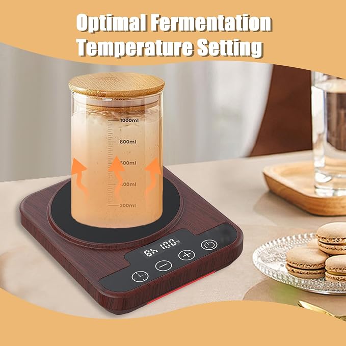 Sourdough Starter Warmer Mat, 12H Timer Warming Heating Pad, Precise 1°F - Image 6
