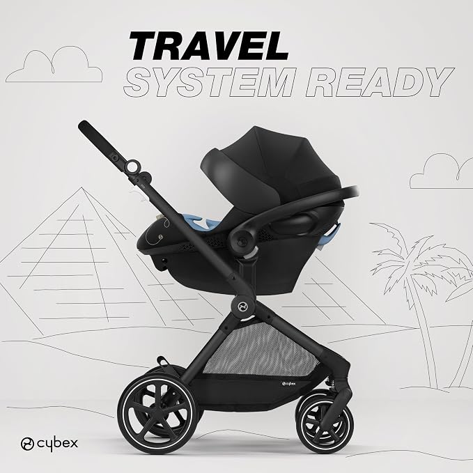 Cybex EOS 2-in-1 Stroller, Moon Black - Image 4