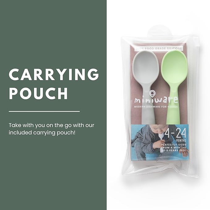 Miniware Silicone Baby Spoon for Training - Image 5