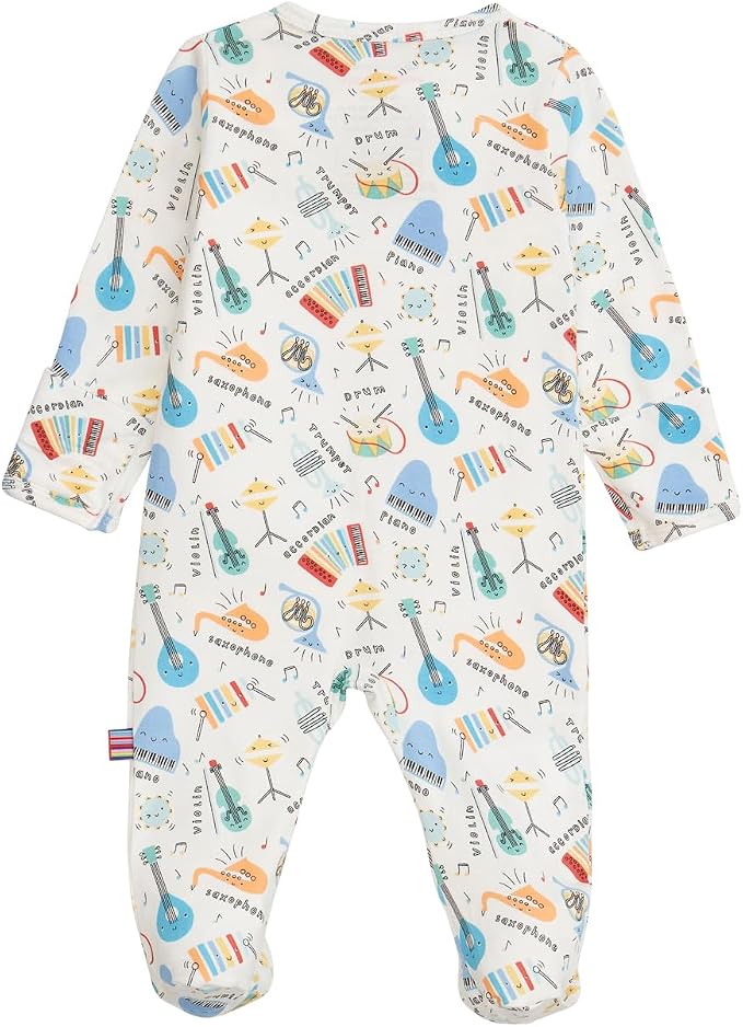 Magnetic Me Girls Modal Magnetic Baby Footie Pajamas | Silky Soft Modal Fabric - Image 2