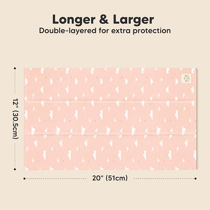 Organic Burp Cloths Baby Boy, Girl - Image 3