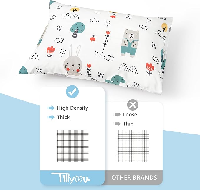TILLYOU Toddler Pillowcase 2 Pack - Image 4