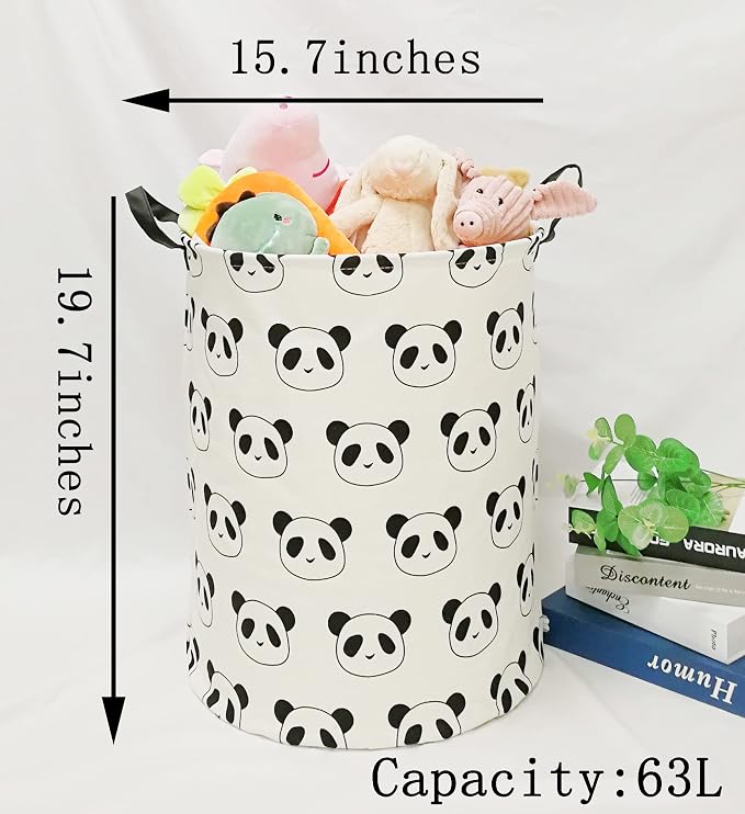 Round Laundry Hamper Storage Basket Laundry Organizer Hamper Storage Bins - Image 7