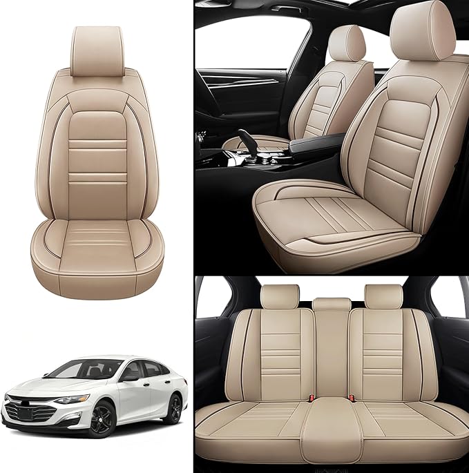 Seat Covers for Malibu 2004-2025 | 5-Seats Leather Seat Covers - Image 2