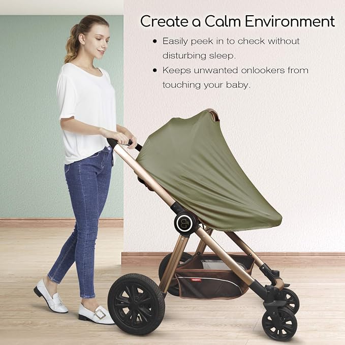 Nursing Cover & Baby Nursing Poncho, High Seat Cover, Stroller Cover, Shopping - Image 4